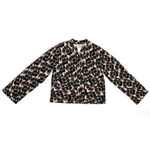 Target x Rachel Comey Quilted Cropped Jacket Olive Crayon Leopard NWOT